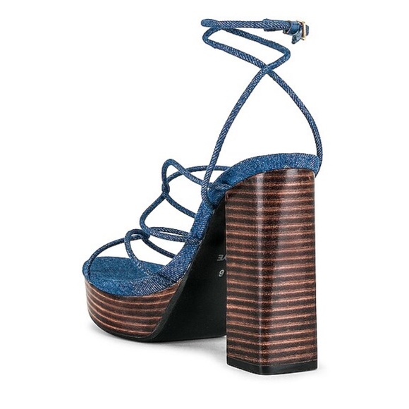 RAYE Dionne Platform in Indigo Blue - Picture 3 of 5